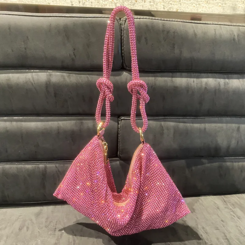 Rhinestone Purse for Women Evening Bag Glitter Sparkly Mini Handbags
